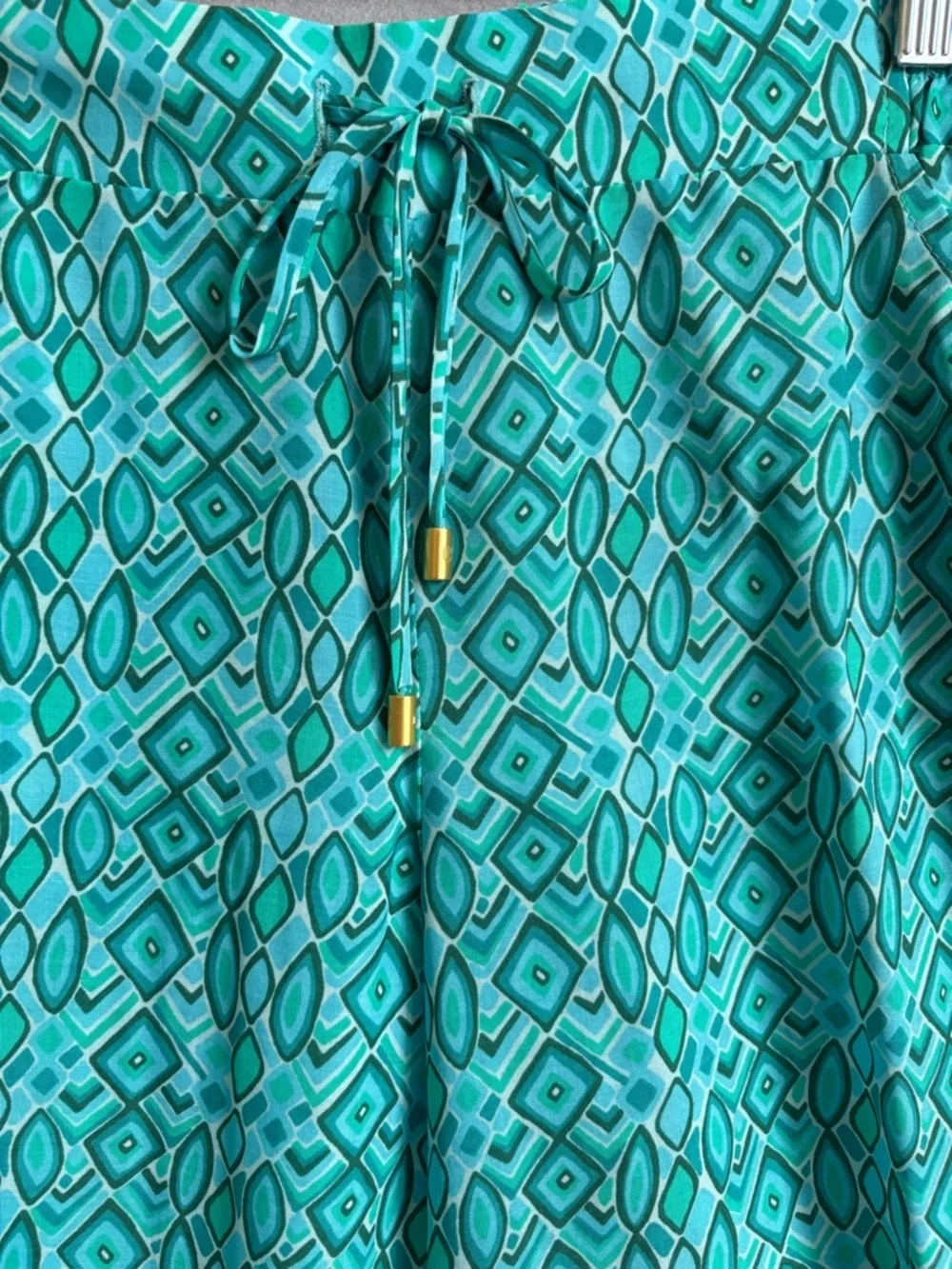 Helen Jon Seaside Pants - Costa Del Sol Teal/Turquoise szL Beach Vacation Resort